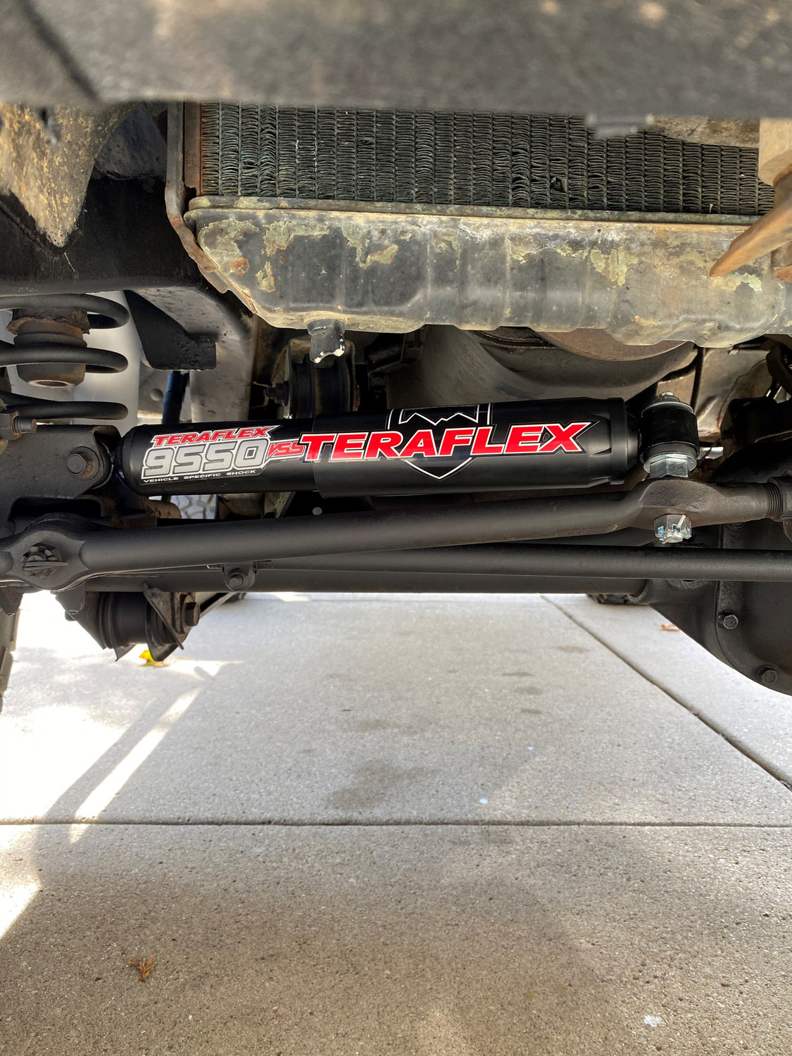 Teraflex 1513001 TERA 9550 VSS Steering Stabilizer for 9718 Jeep